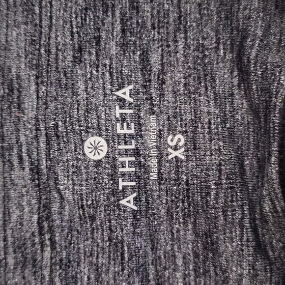 🛍Athleta Womens XS Relay Tight‎ 2.0 Heather Grey Leggings Stretch Athletic Gym - Picture 4 of 9